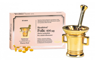 PHARMA NORD Bioaktivní Folic 400 mcg, 60 tablet